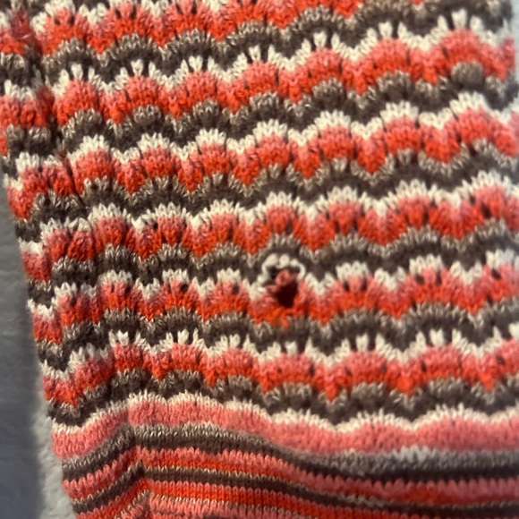 Free People Dress Red Striped Sweater Knit Bodycon Long Sleeve 70s Style - Picture 4 of 8